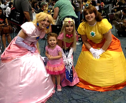 Princess Tilda with a bunch of lesser Princesses